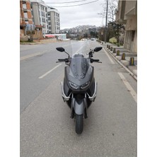 Motocam Falcon Cmax 155 Ön Cam 2023-2025 Model 75CM Şeffaf Renkli 4mm Uzun