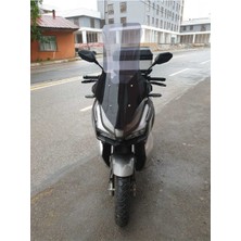 Motocam Küba Rubano 150 Ön Cam 2023-2025 Model 78CM Füme Renkli 4mm Uzun