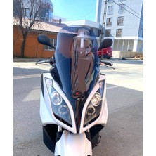Motocam Kymco Xtown 250 I Ön Cam 2016-2024 Model 78CM Füme Renkli 4mm Uzun