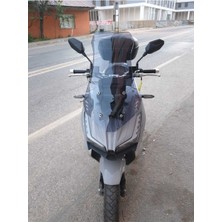 Motocam Motolüx Wow 150  Ön Cam 2023-2025 Model 65CM Füme Renkli 4mm Orta Boylu