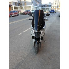 Motocam Kymco Dink R 150 Ön Cam 2023-2025 Model 68CM Siyah Renkli 4mm