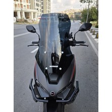 Motocam Salcano Wind 150 Ön Cam 2023-2025 Model 57CM Siyah Renkli 4mm