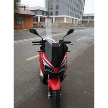 Motocam Qj Atr 125 Ön Cam 2023-2025 Model 78CM Şeffaf Renkli 4mm Uzun