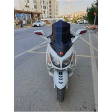 Motocam Sym Gts Evo 250 Ön Cam 2006-2015 Model 53CM Siyah Renkli 4mm