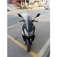 Motocam Sym Jet 14 200 Ön Cam 2017-2025 Model 74CM Şeffaf Renkli 4mm Uzun