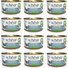 Schesir Ton ve Barlam Balıklı Jöleli Tamamlayıcı Kedi Konservesi 70 Gr. x 12 Adet
