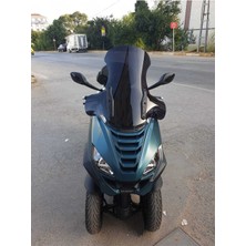 Motocam Peugeot Metropolis 400 Ön Cam 2021-2025 Model 68CM Siyah Renkli 4mm