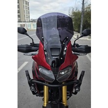 Motocam Honda Africa Twin Crf 1000 Ön Cam 2016-2020 Model 55CM Siyah Renkli 4mm Uzun