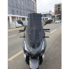 Motocam Kral Arneb 150 Ön Cam 2023-2025 Model 65CM Siyah Renkli 4mm Orta Boylu