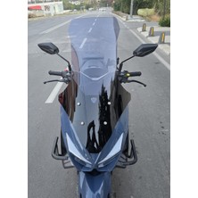 Motocam Küba Newcity 125 Ön Cam 2023-2025 Model 78CM Füme Renkli 4mm Uzun