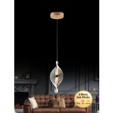 Litra Lighting Nuvola Model Şık 3 Renk Modu Sarkıt Ledli Oturma Odası Mutfak Çocuk Odası LED Avize
