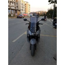 Motocam Sym Joyride 300 Ön Cam 2023-2025 Model 75CM Füme Renkli 4mm Uzun