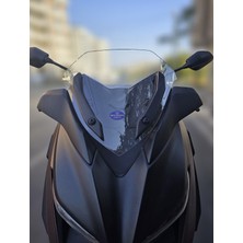 Motocam Yamaha Xmax Ön Cam 2018-2022 Model 36CM Şeffaf Renkli 4mm Sportif