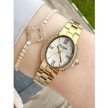 Tom Jones Oval Kasa Kadın Kol Saati ve Bileklik