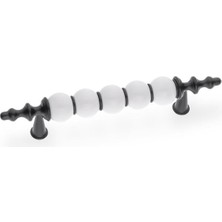 Nobel Boncuk Kulp, 32 Beyaz+Siyah, 128 mm