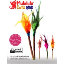 Normadia Yumuşak Tüylü Doğal Kedi Çiğneme Çubuğu, Eğlenceli Kedi Oyuncağı