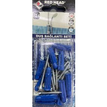 Torex Red Head Duş Bağlantı Seti Vida+Dübel, 1p=24 Adet
