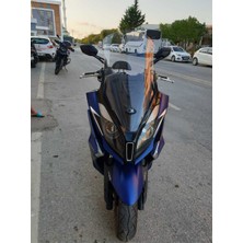 Motocam Kymco Downtown 250I Ön Cam 2016-2025 Model 78CM Şeffaf Renkli 4mm Uzun