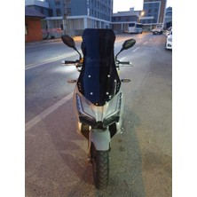 Motocam Motolüx Wow 150  Ön Cam 2023-2025 Model 75CM Siyah Renkli 4mm Uzun