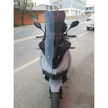 Motocam Motolüx Wow 150  Ön Cam 2023-2025 Model 78CM Siyah Renkli 4mm Uzun