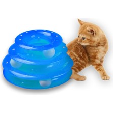Normadia 3 Katlı Renkli Kedi Oyuncağı, Eğlenceli ve Çekici Tasarım