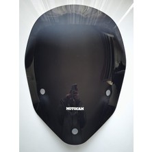 Motocam Aprilia Sr Max 125 Ön Cam 2007-2015 Model 58CM Siyah Renkli 4mm