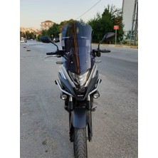 Motocam Honda Nc 700 750 x Ön Cam 2021-2024 Model 59CM Füme Renkli 4mm Uzun