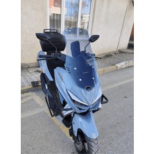 Motocam Küba Chia 125 Ön Cam 2023-2025 Model 75CM Füme Renkli 4mm Uzun