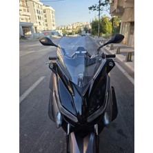 Motocam Yamaha Xmax Ön Cam 2014-2017 Model 36CM Şeffaf Renkli 4mm Sportif