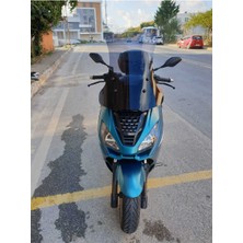 Motocam Peugeot Pulsion 125 Ön Cam 2022-2025 Model 68CM Füme Renkli 4mm Uzun