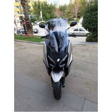 Motocam Qj Fort 350 Ön Cam 2023-2025 Model 74CM Füme Renkli 4mm Uzun