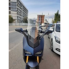 Motocam Yuki Huracan 250 Ön Cam 2022-2025 Model 62CM Şeffaf Renkli 4mm