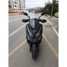 Motocam Kymco Dtx 250 Ön Cam 2021-2023 Model 55CM Şeffaf Renkli 4mm Orta Boylu
