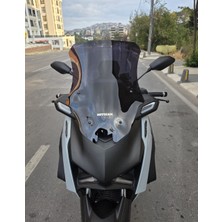 Motocam Yamaha Xmax Techmax Ön Cam 2025 Model 63CM Siyah Renkli 4mm Asansörlü