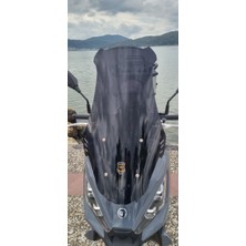 Motocam Yuki Xway 125 Ön Cam 2023-2025 Model 75CM Siyah Renkli 4mm Uzun