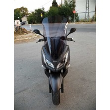 Motocam Kanuni Reha 250 Ön Cam 2022-2025 Model 72CM Füme Renkli 4mm Uzun