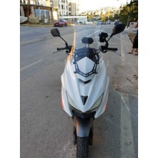 Motocam Motolüx Mtx 125 Ön Cam 2022-2025 Model 65CM Şeffaf Renkli 4mm Orta Boylu