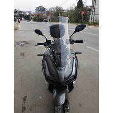 Motocam Rks Veloce 150 Ön Cam 2023-2025 Model 75CM Şeffaf 4mm Uzun