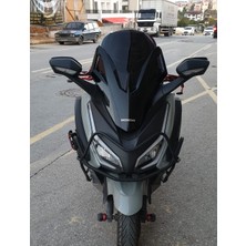 Motocam Honda Forza 250 Ön Cam 2021-2025 Model 43CM Siyah Renkli 4mm Orijinal Boylu