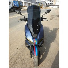 Motocam Rks Vieste 249 Ön Cam 2022-2025 Model 75CM Siyah Renkli 4mm Uzun