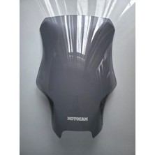 Motocam Kawasaki Versys 650 Ön Cam 2010-2014 Model 52CM Füme Renkli 4mm Uzun