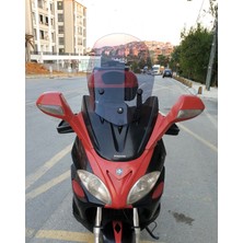 Motocam Piaggio X9 250 Ön Cam 2004-2006 Model 49CM Füme Renkli 4mm