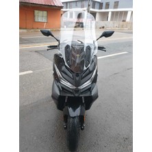 Motocam Voge Sr4 Ön Cam 2022-2025 Model 78CM Şeffaf Renkli 4mm Uzun