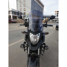 Motocam Honda Nc 700 750 x Ön Cam 2012-2015 Model 59CM Füme Renkli 4mm Uzun