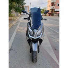 Motocam Volta Revolt Rm5 Ön Cam 2020-2021 Model 65CM Siyah Renkli 4mm Orta Boylu