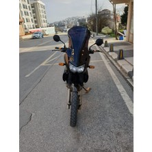 Motocam Kawasaki Kle 500 Ön Cam 2005-2008 Model 58CM Siyah Renkli 4mm Uzun