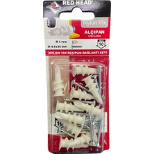 Torex Red Head Nylon Nvx Alçıpan Bağlantı Seti, 4 mm 4.5X35 Mm, 1p=10 Adet