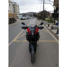 Motocam Honda Nx 500 Ön Cam 2025 Model 44CM Şeffaf Renkli 4mm Uzun