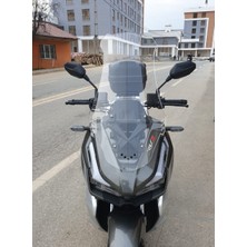 Motocam Kral Arneb 150 Ön Cam 2023-2025 Model 75CM Şeffaf Renkli 4mm Uzun