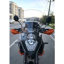 Motocam Ktm 1050 Ön Cam 2008-2017 Model 56CM Şeffaf Renkli 4mm
